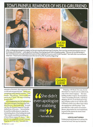 Illustration for article titled This Week In Tabloids: JWoww's Ex Says She Stabbed Him With Steak Knife